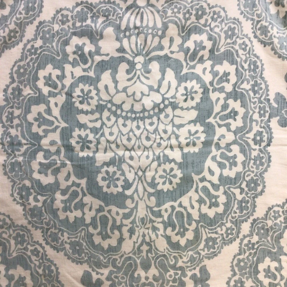 Pottery Barn Pillow Sham Cover Zippered‎ Green White 24X24